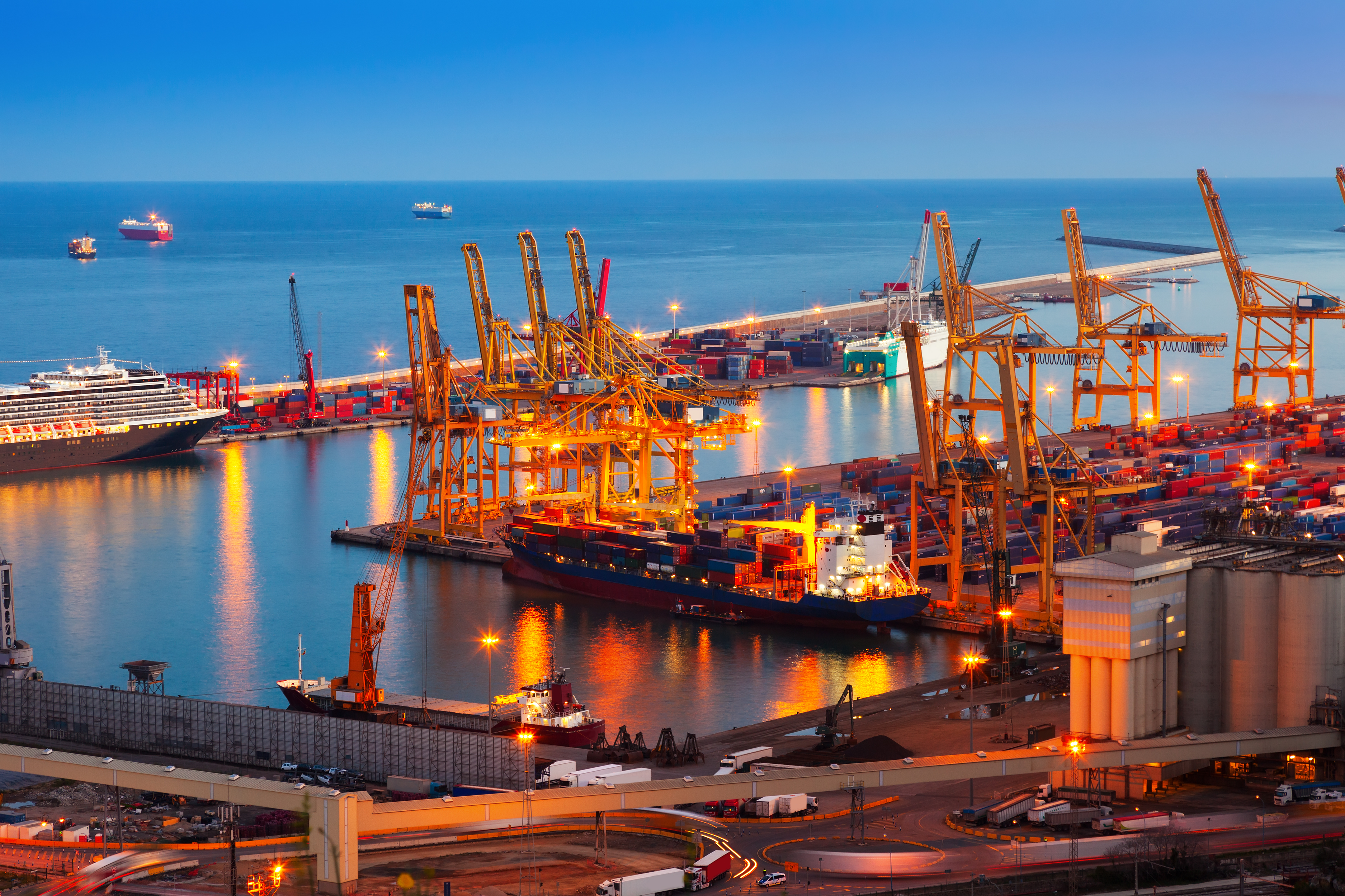 Global logistics and trade network